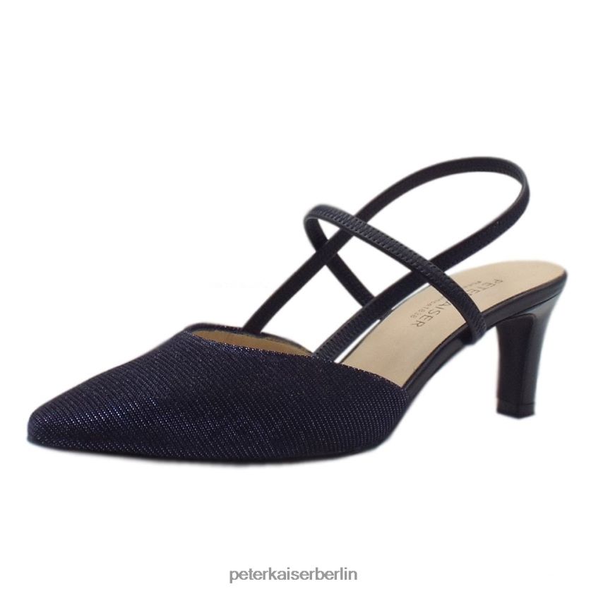 8V264D86 Peter Kaiser Mitty-a Slingback-Sandalen Notte schimmert Frauen Schuhwerk