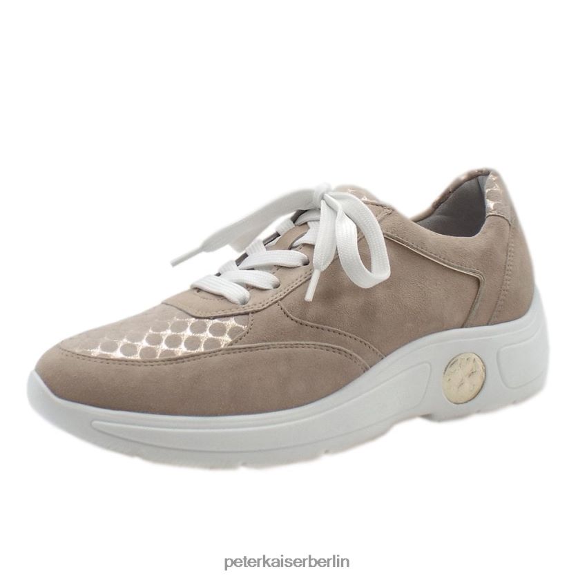 8V264D146 Peter Kaiser Viana-Sneaker Sand-Wildleder Frauen Schuhwerk