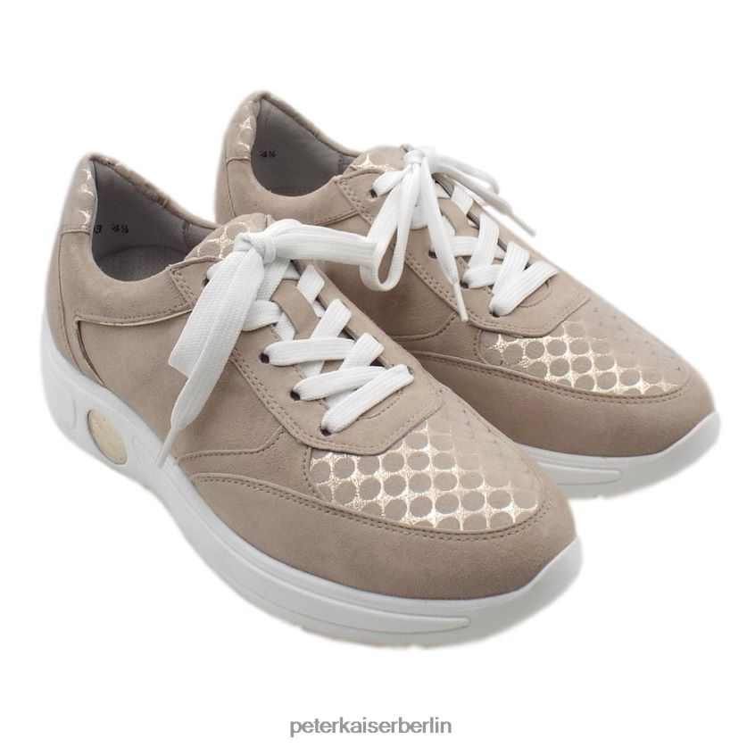 8V264D146 Peter Kaiser Viana-Sneaker Sand-Wildleder Frauen Schuhwerk