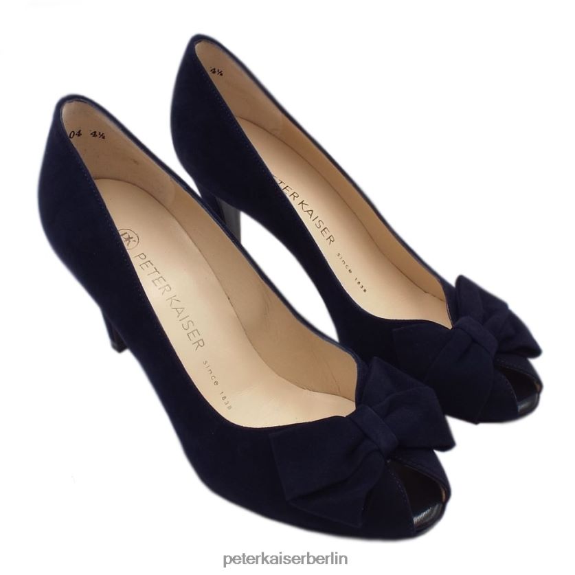 8V264D74 Peter Kaiser Stila Damen-Peep-Toe-Schuhe Notte Wildleder Frauen Schuhwerk