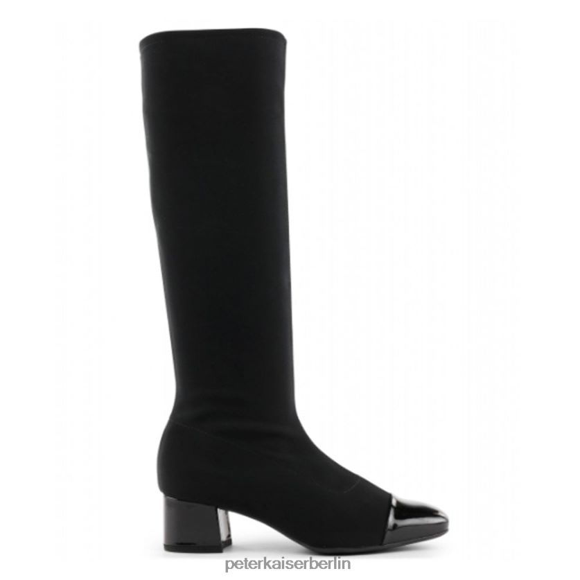 8V264D214 Peter Kaiser Tinja Pull-on-Stretch-Kniehohe Stiefel Schwarz Frauen Schuhwerk