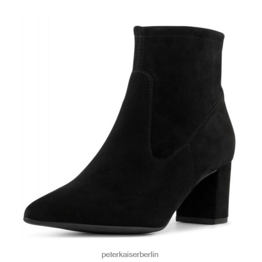 8V264D239 Peter Kaiser Bassiger Sock Boot schwarzes Wildleder Frauen Schuhwerk