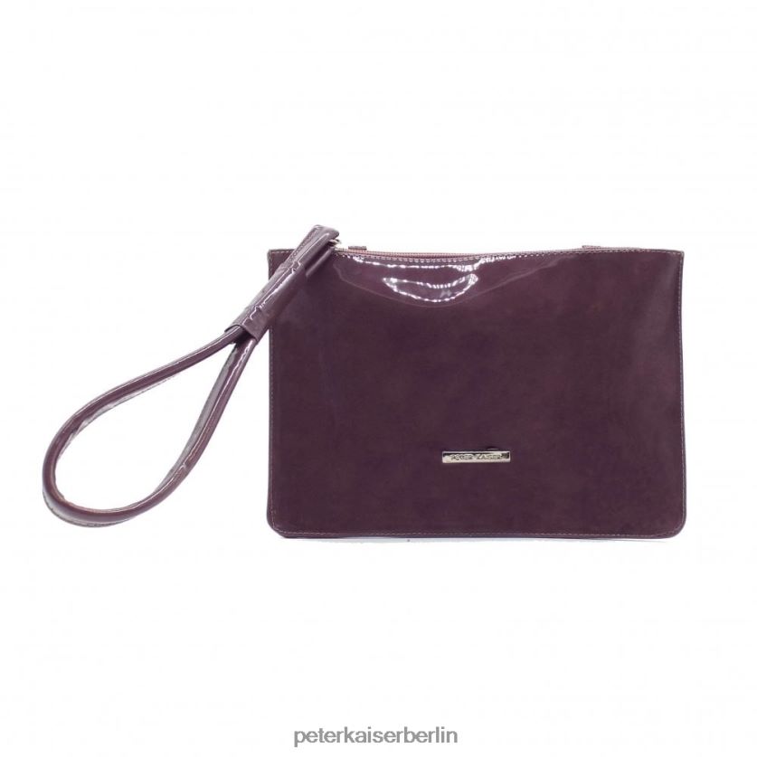 8V264D234 Peter Kaiser Stilvolle Clutch von Waida Stilvolles Woodrose-Patent Frauen Zubehör