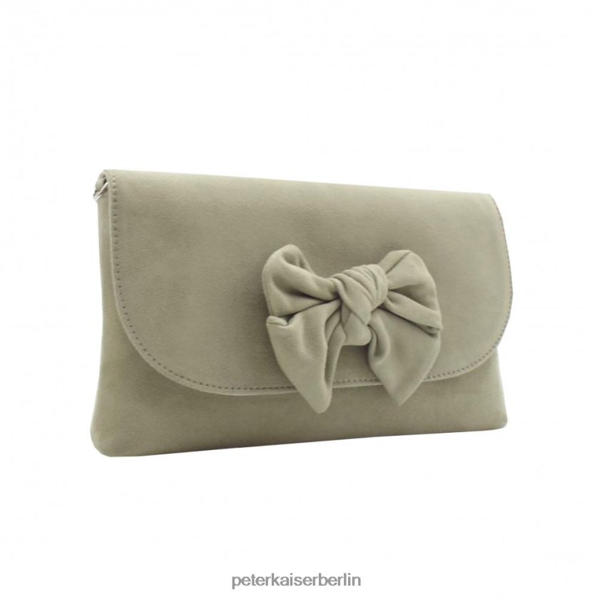 8V264D245 Peter Kaiser Kerspi stilvolle Clutch mit Schleife Yucca-Wildleder Frauen Zubehör