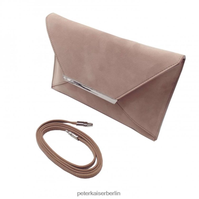 8V264D246 Peter Kaiser Kamata Clutch mit Umschlag lila Wildleder Frauen Zubehör