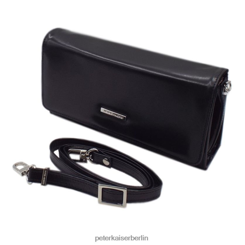 8V264D250 Peter Kaiser Lanelle-Clutch aus Leder schwarzer Chevrolet Frauen Zubehör