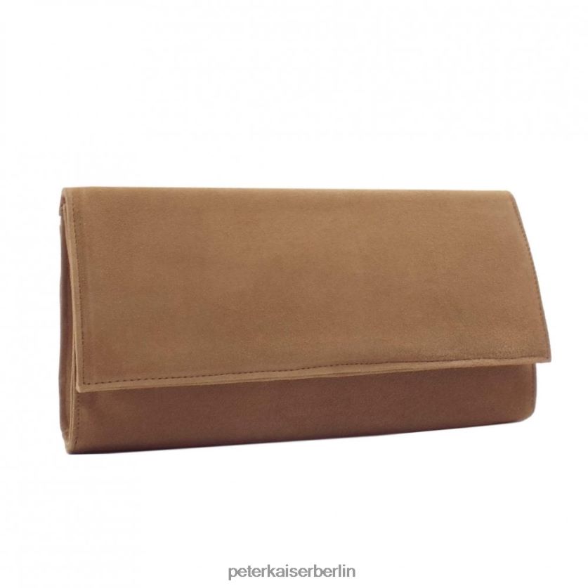 8V264D254 Peter Kaiser Stilvolle Clutch von Hilara Mandel-Wildleder Frauen Zubehör