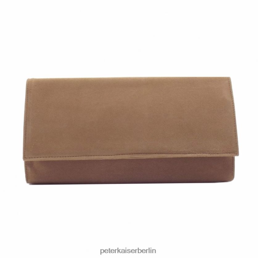 8V264D254 Peter Kaiser Stilvolle Clutch von Hilara Mandel-Wildleder Frauen Zubehör