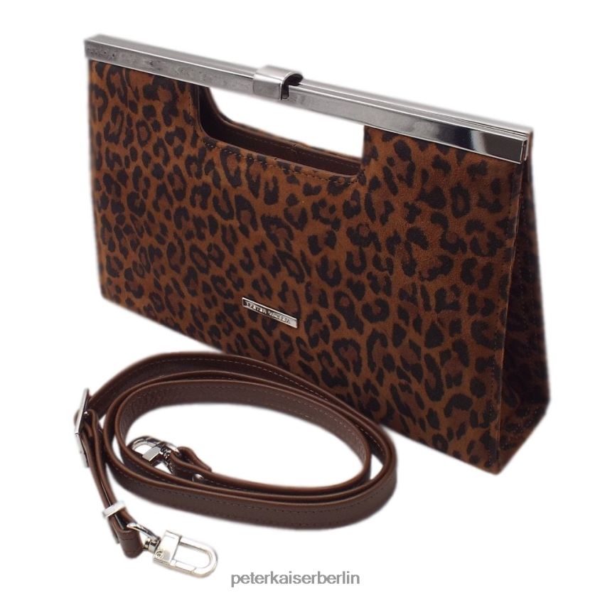 8V264D273 Peter Kaiser Klassische Wye-Clutch für den Abend Leopard Frauen Zubehör
