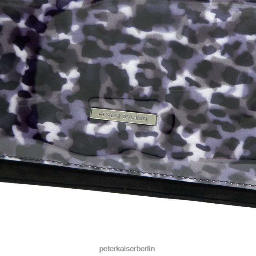 8V264D276 Peter Kaiser Stilvolle Clutch von Lanelle Schwarzes Wildleder-Eisen-Topaso Frauen Zubehör