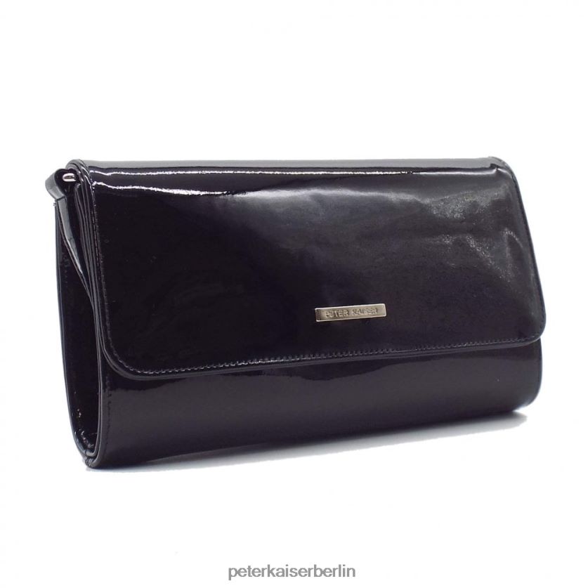 8V264D256 Peter Kaiser Lanelle stilvolle Handtasche schwarzes Lackleder Frauen Zubehör