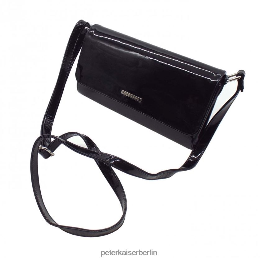 8V264D256 Peter Kaiser Lanelle stilvolle Handtasche schwarzes Lackleder Frauen Zubehör