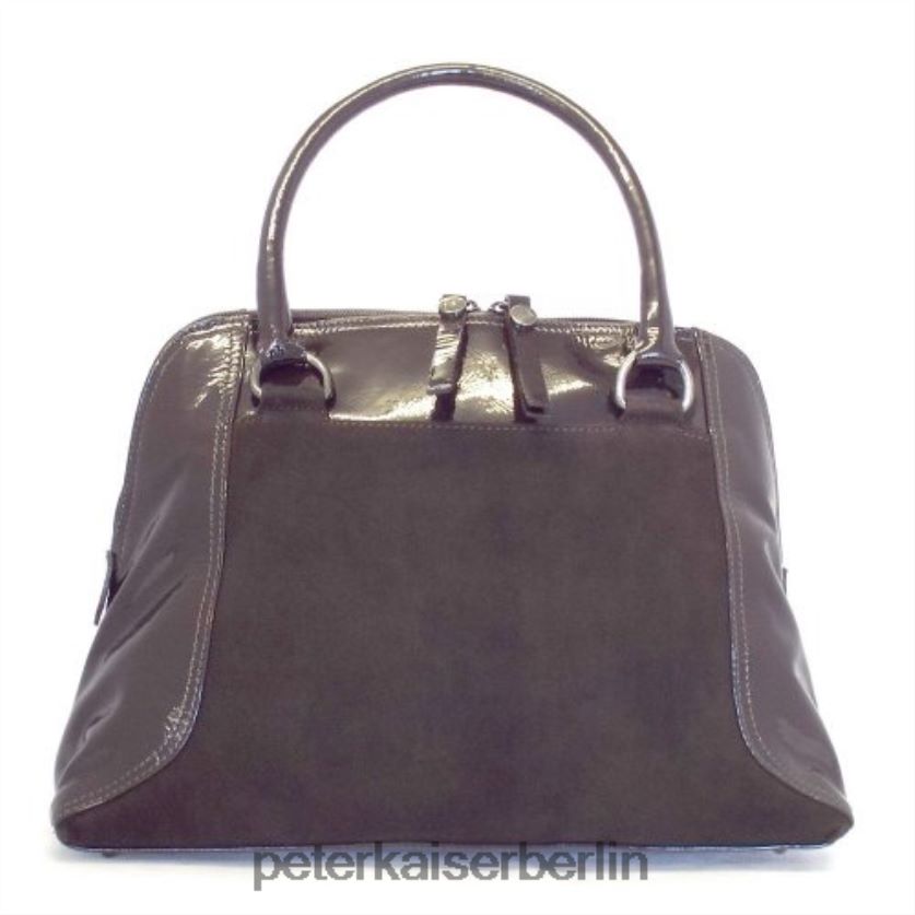 8V264D258 Peter Kaiser Amanda Handtasche aus Nuba-Wildleder und Lackleder Nuba-Wildleder Frauen Zubehör