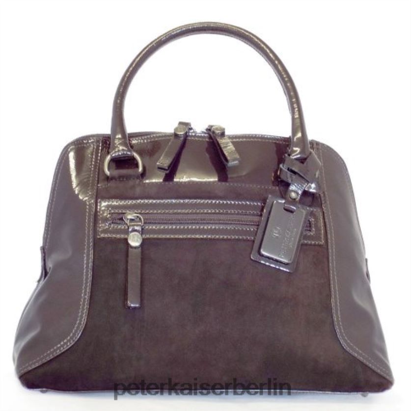 8V264D258 Peter Kaiser Amanda Handtasche aus Nuba-Wildleder und Lackleder Nuba-Wildleder Frauen Zubehör